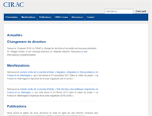 Tablet Screenshot of cirac.u-cergy.fr
