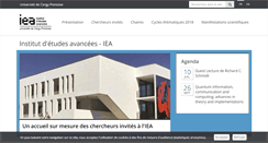 Desktop Screenshot of iea.u-cergy.fr