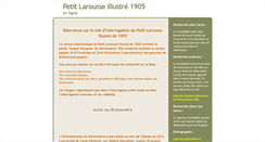 Desktop Screenshot of dictionnaire1905.u-cergy.fr