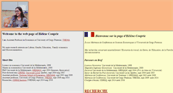 Desktop Screenshot of hcouprie.u-cergy.fr