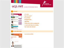 Tablet Screenshot of newsletter.u-cergy.fr